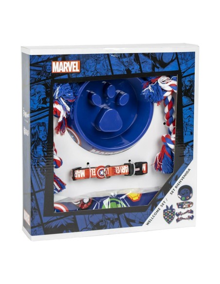 Coffret de bienvenue pour chiens The Avengers Bleu 5 Pièces